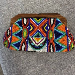 Beautiful Multi-Colored Beaded Clutch